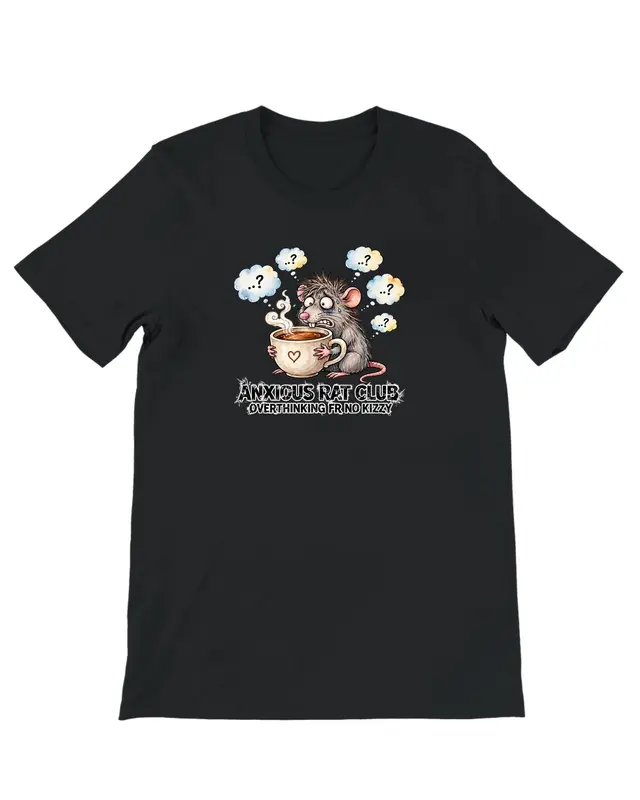 Anxious Rat Club Overthinking Shirt — view 5