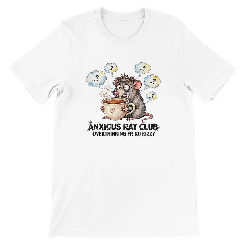 Anxious Rat Club Overthinking Shirt — view 6