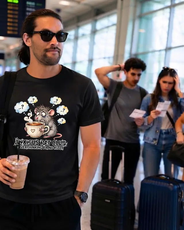 Anxious Rat Club Overthinking Shirt — view 7