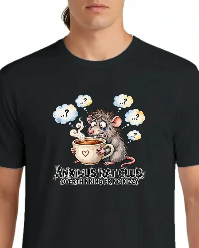 Anxious Rat Club Overthinking Shirt — view 9