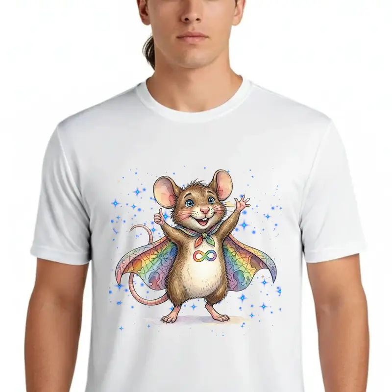 Autism Acceptance Superhero Tee — view 2