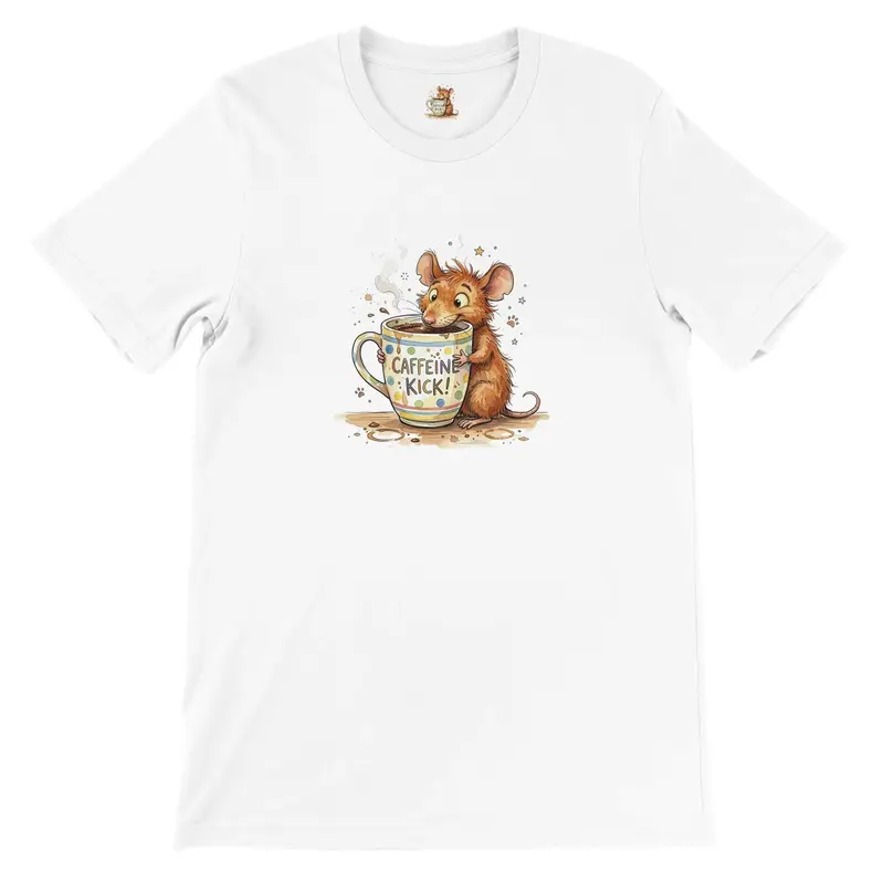 Caffeine Kick Mouse Shirt ā view 2
