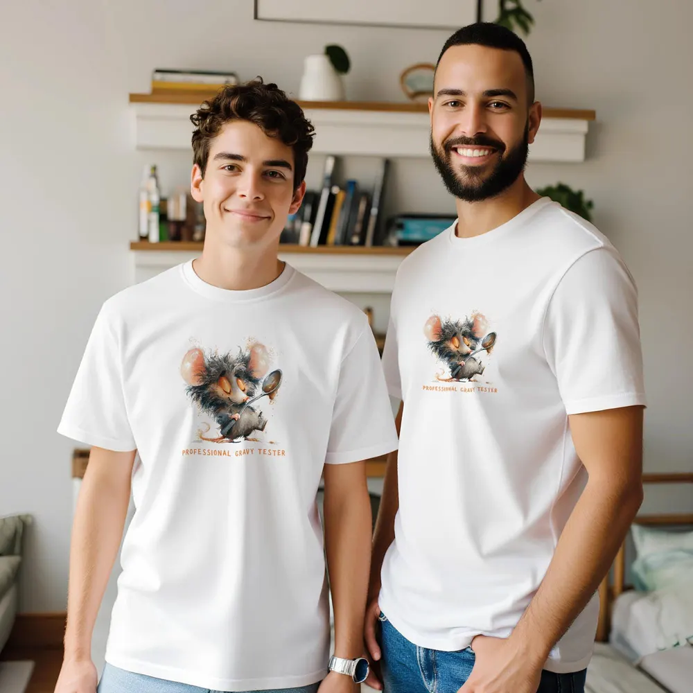 Chef Shirt — hand-drawn rat design