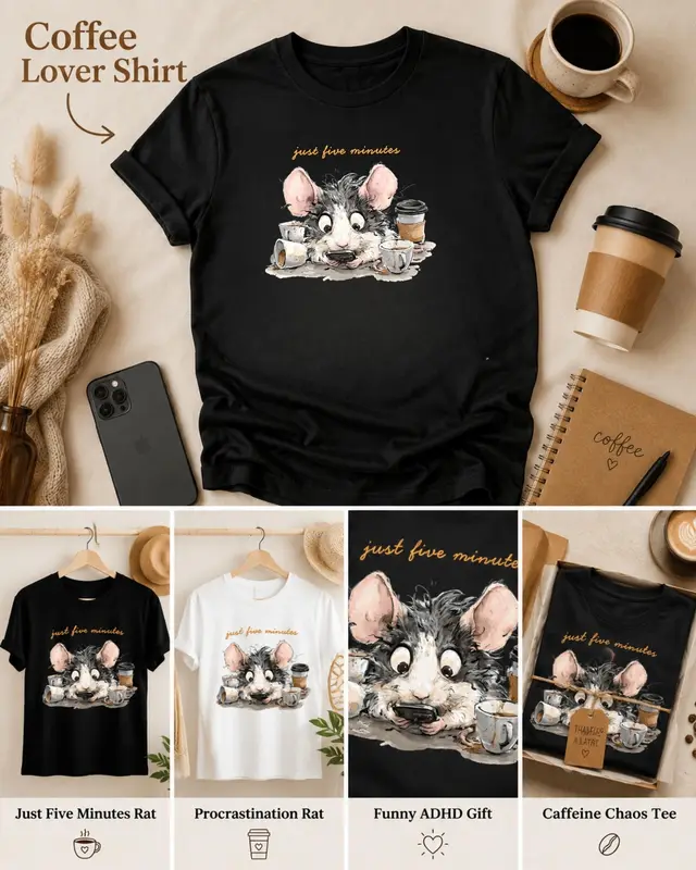 Coffee Addict Shirt — view 5
