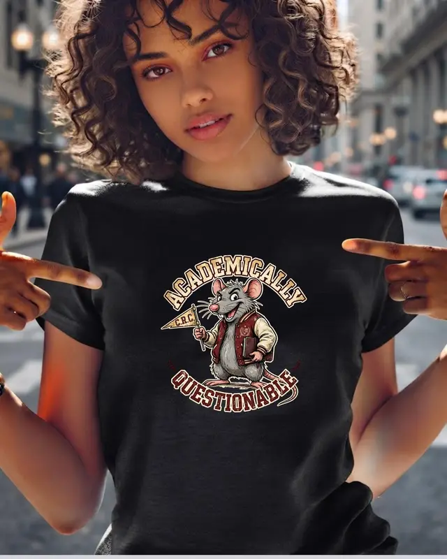 College Student Humor Shirt — view 4