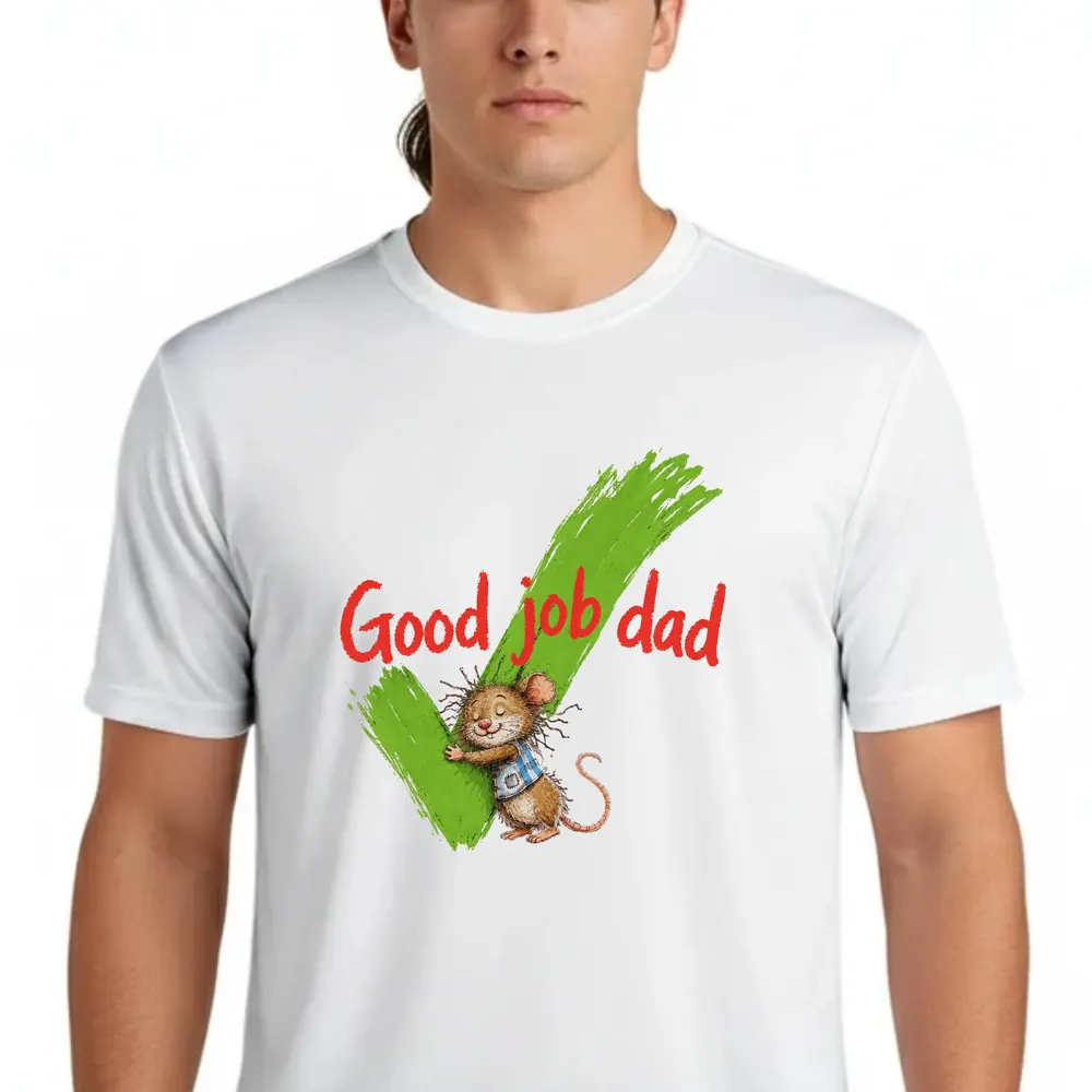 Fathers Day Shirt — hand-drawn rat design
