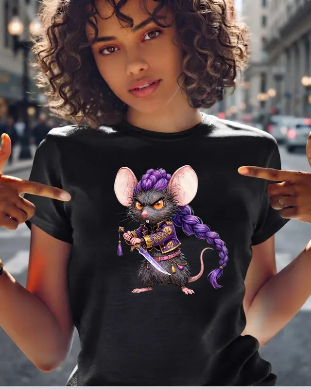 Funny ADHD Rat Shirt — view 2