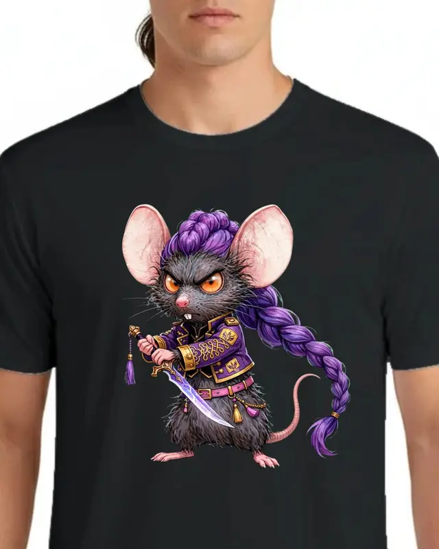 Funny ADHD Rat Shirt — view 5