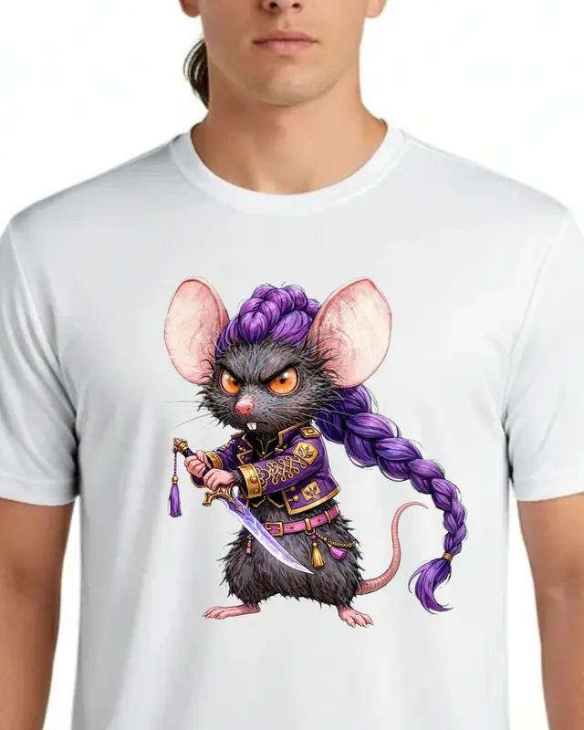 Funny ADHD Rat Shirt — view 6