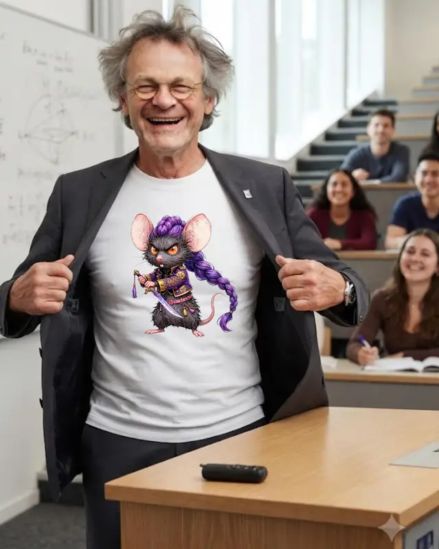 Funny ADHD Rat Shirt — view 7