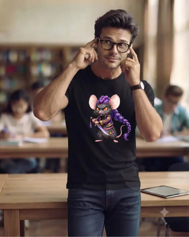 Funny ADHD Rat Shirt — view 10