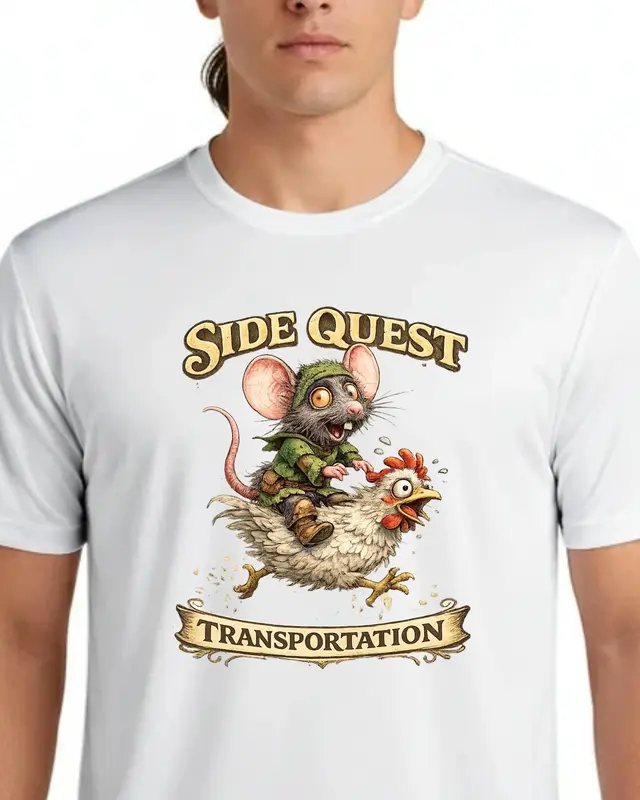 Funny ADHD Rat Shirt — view 2