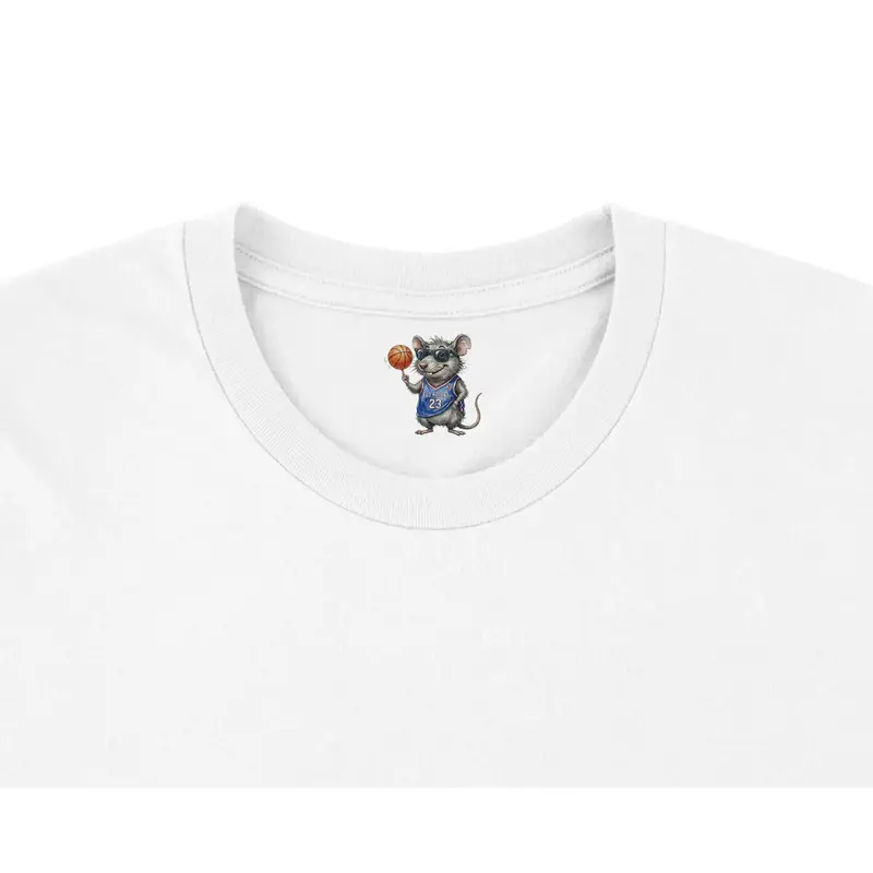 Funny Basketball Rat Shirt — view 4