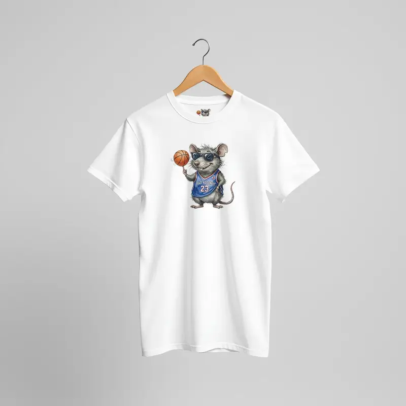 Funny Basketball Rat Shirt — view 11