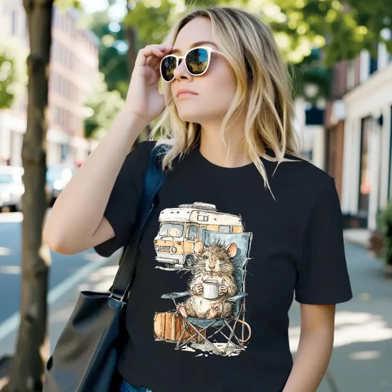 Funny Camping T-Shirt ā view 4