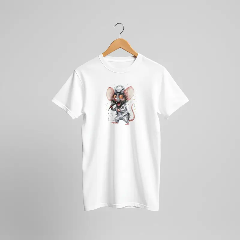 Funny Disco Rat Shirt — view 12