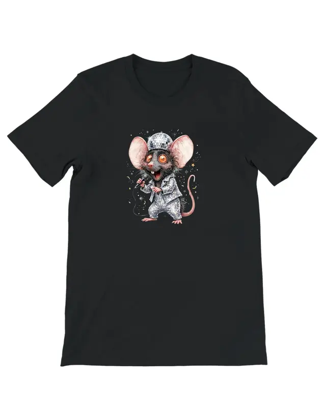 Funny Disco Rat Shirt — view 13