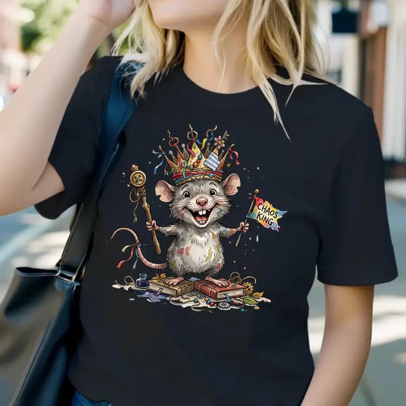 Funny DND RPG Bookworm Graphic Tee — view 2
