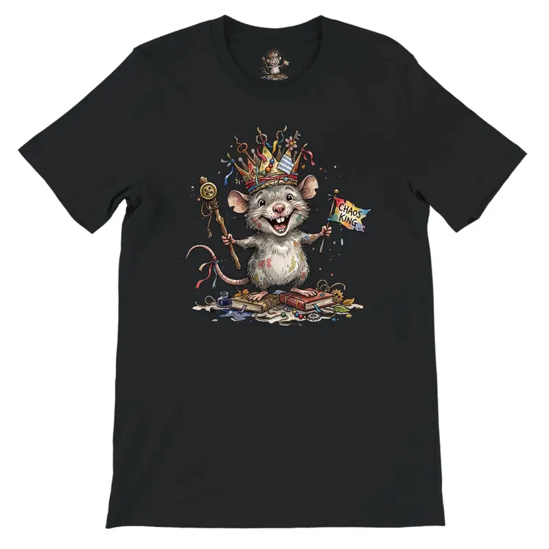 Funny DND RPG Bookworm Graphic Tee — view 3