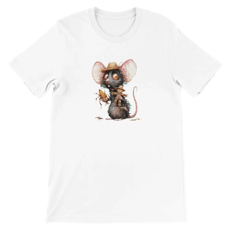 Funny Farmer Rat Shirt — view 5