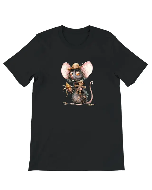 Funny Farmer Rat Shirt — view 6