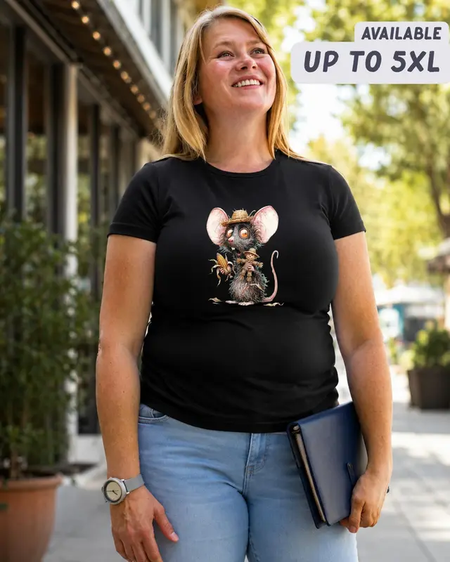 Funny Farmer Rat Shirt — view 10