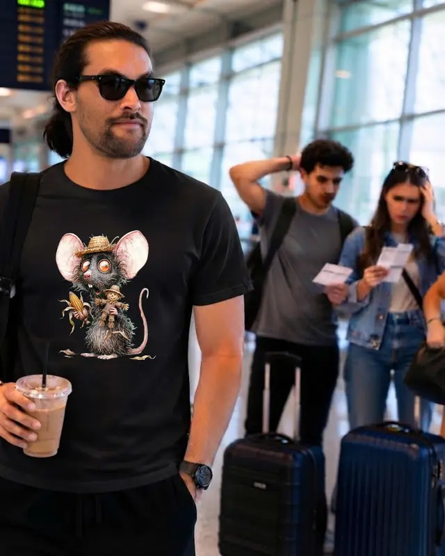 Funny Farmer Rat Shirt — view 12