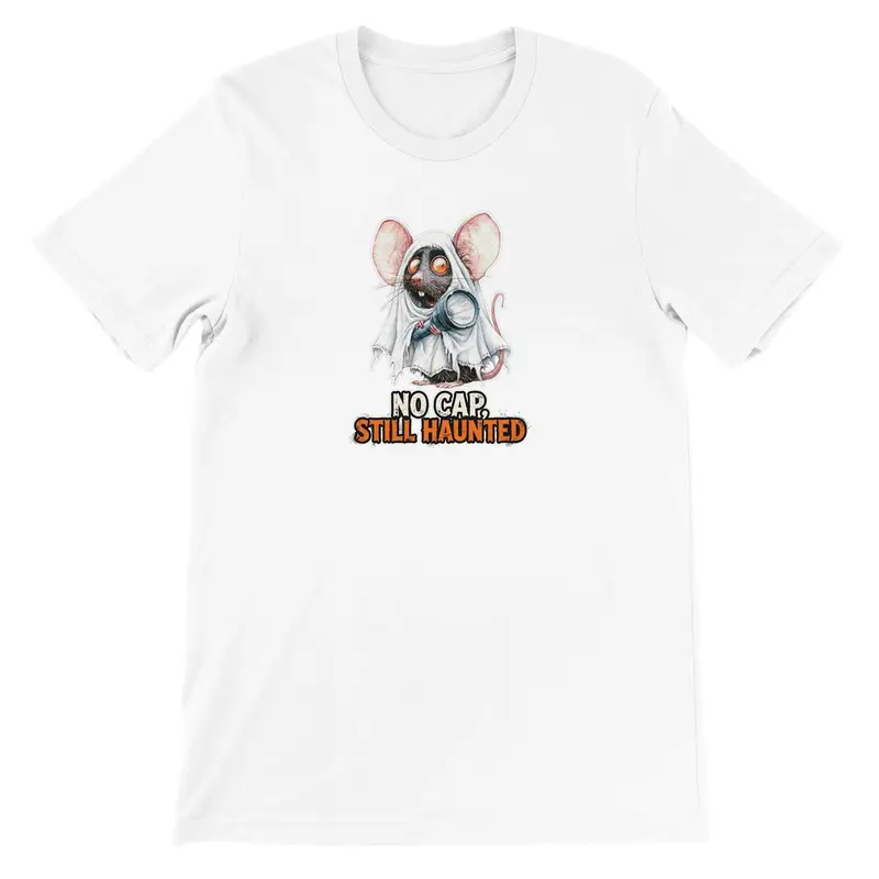 Funny Ghost Rat Shirt — view 9