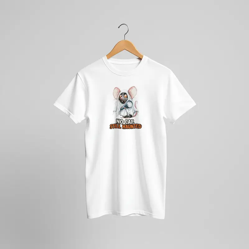 Funny Ghost Rat Shirt — view 10