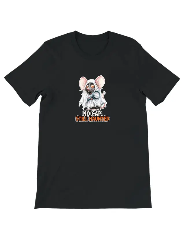 Funny Ghost Rat Shirt — view 13