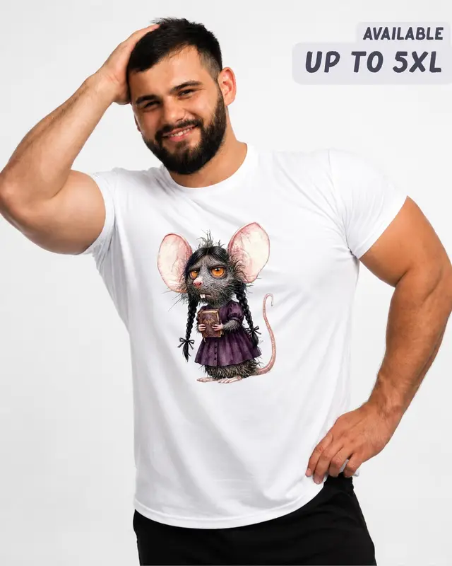 Funny Goth Rat Shirt — view 3