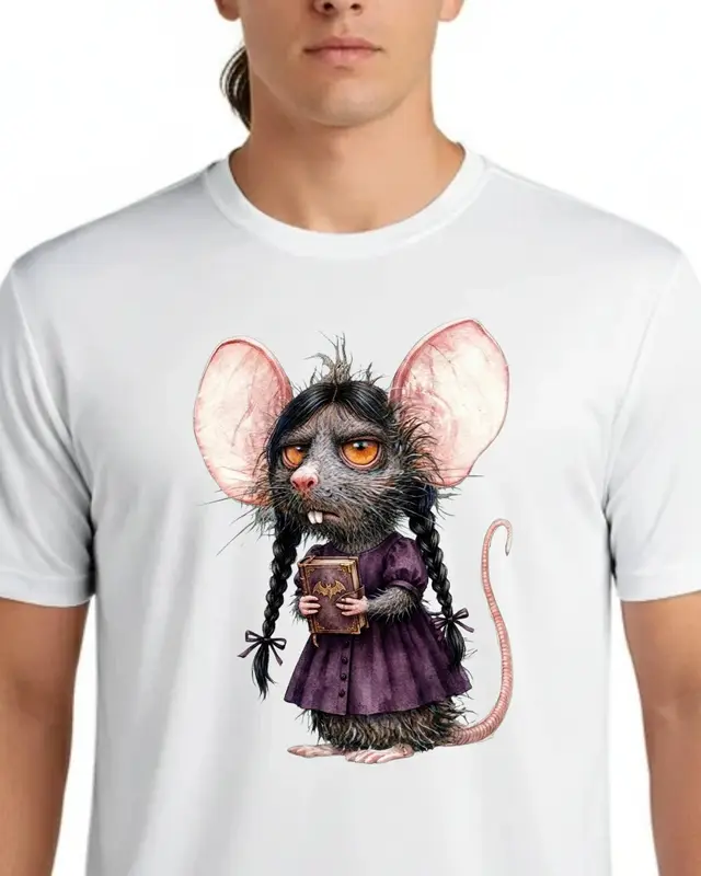 Funny Goth Rat Shirt — view 6