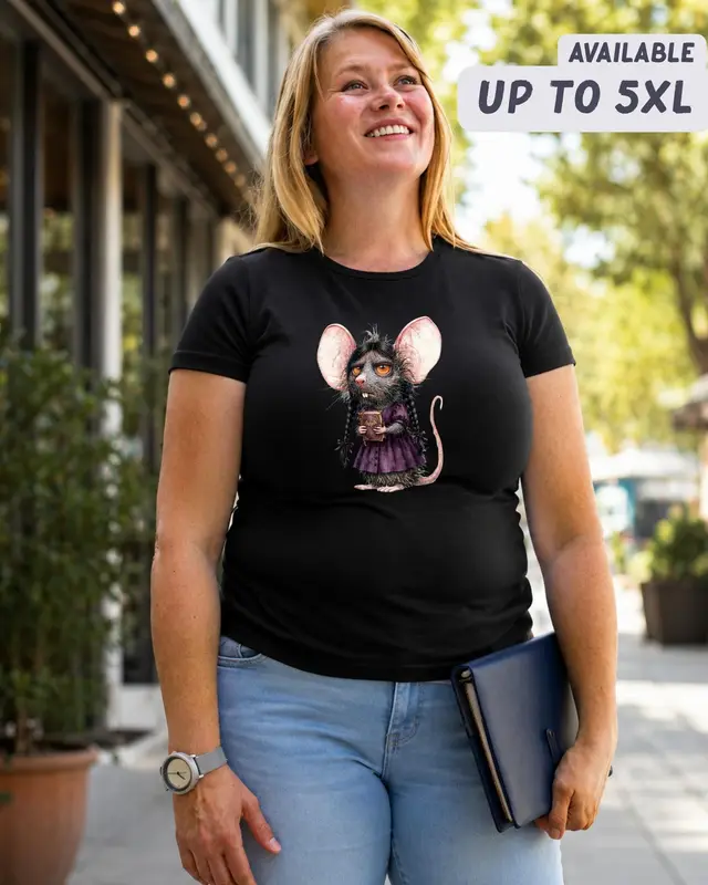 Funny Goth Rat Shirt — view 10