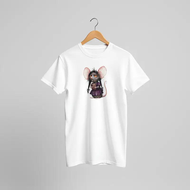 Funny Goth Rat Shirt — view 13