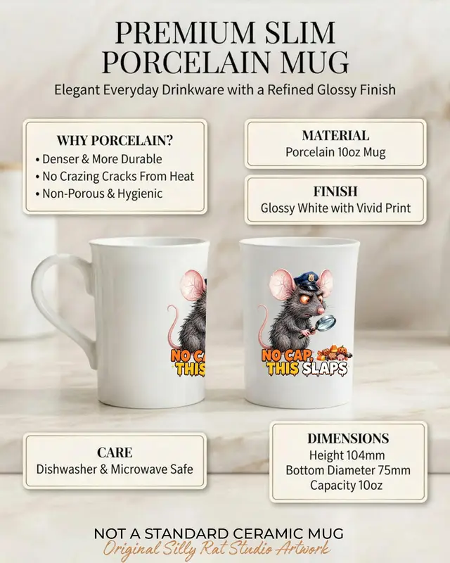 Funny Halloween Rat Mug — view 3