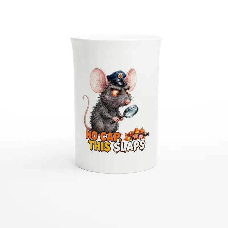 Funny Halloween Rat Mug — view 4