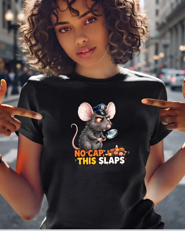 Funny Halloween Rat Shirt — view 2