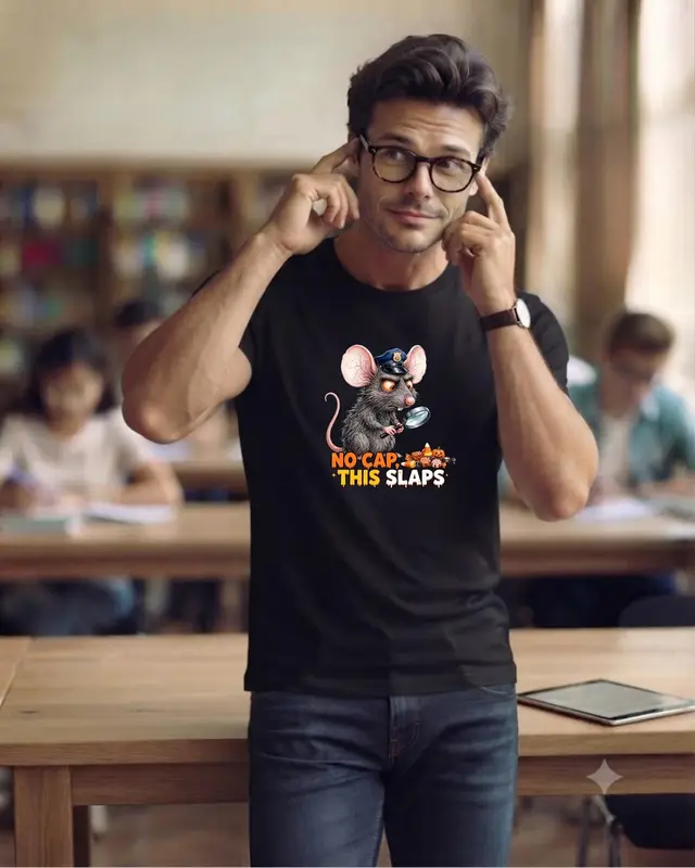 Funny Halloween Rat Shirt — view 10