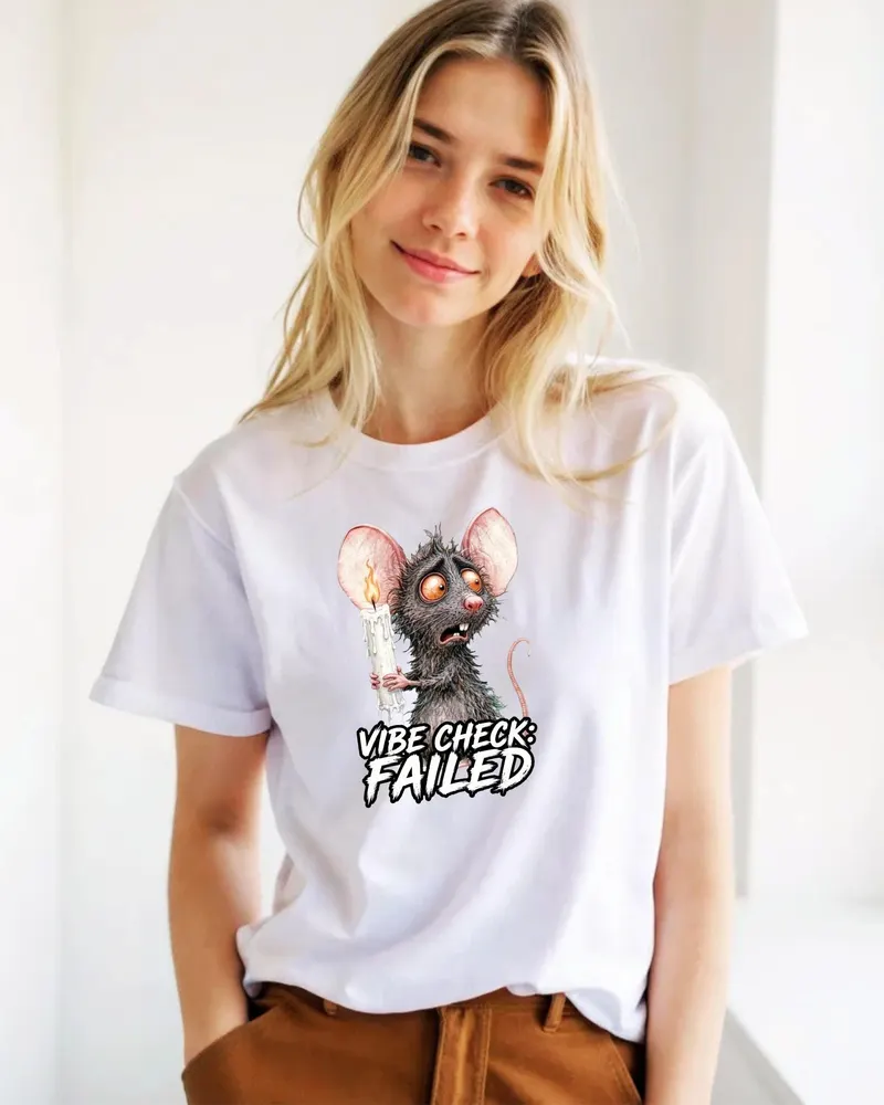 Funny Halloween Rat Shirt — hand-drawn rat design