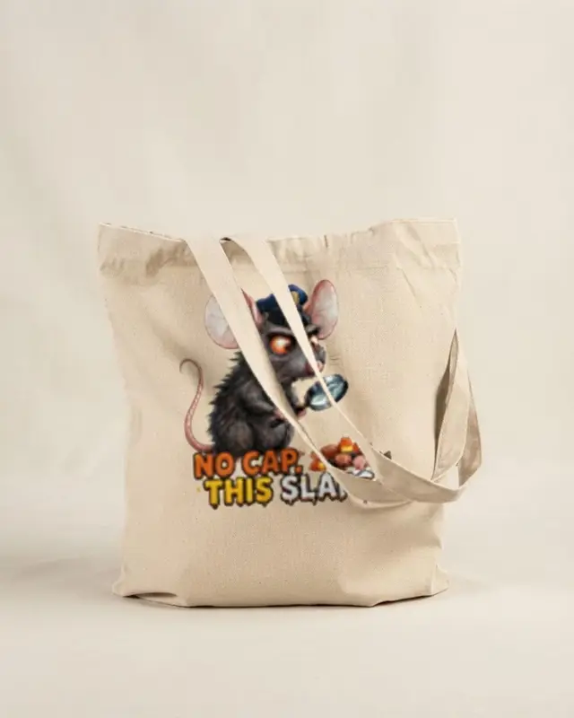 Funny Halloween Rat Tote Bag — view 2
