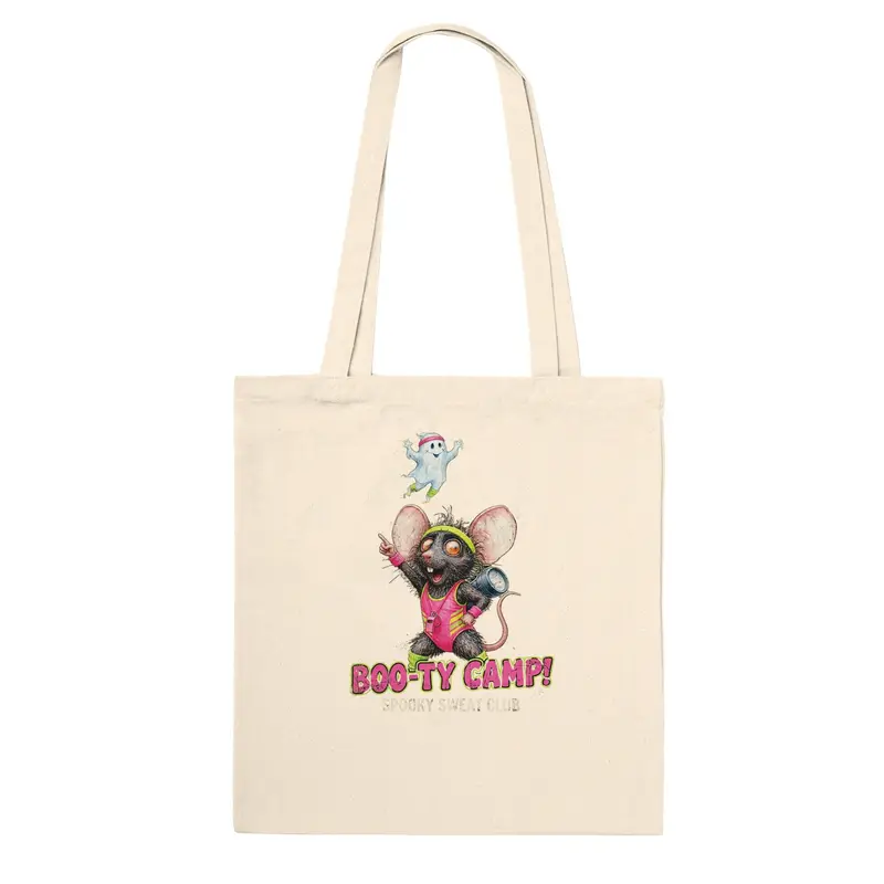 Funny Halloween Rat Tote Bag — view 6