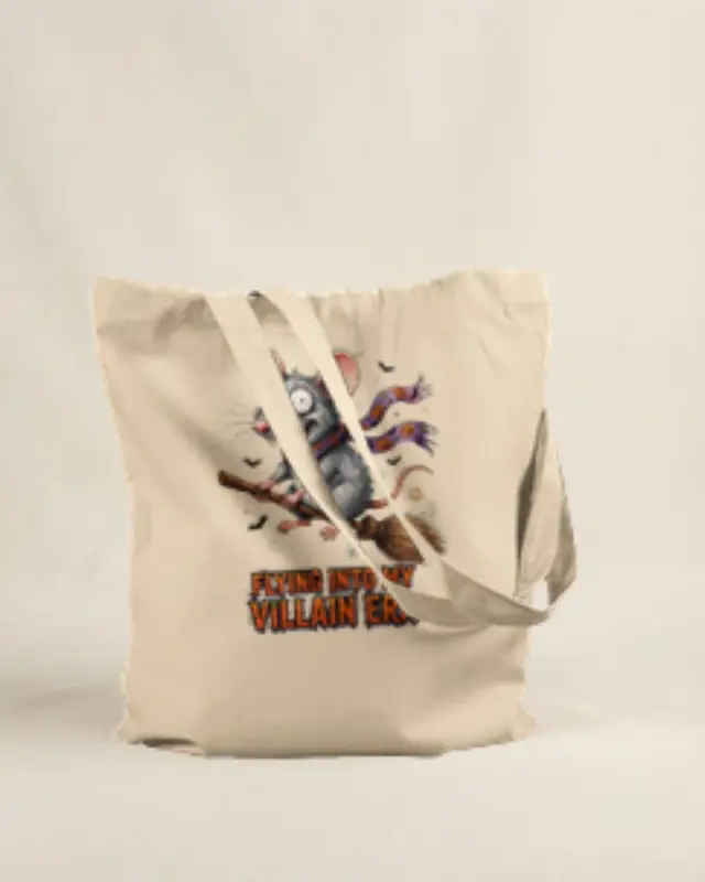 Funny Halloween Rat Tote Bag — view 2