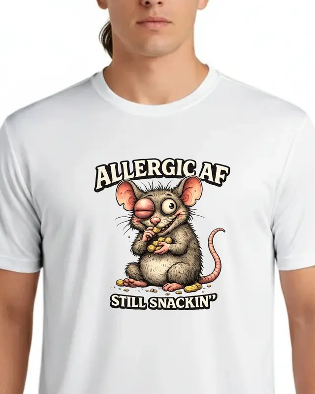 Funny Peanut Allergy Shirt — view 3