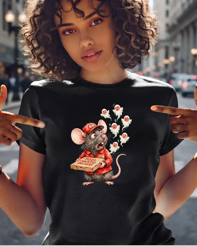 Funny Pizza Delivery Shirt — view 2