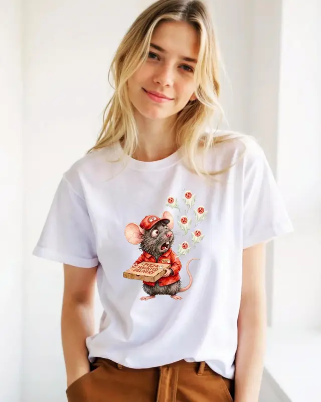 Funny Pizza Delivery Shirt — view 3