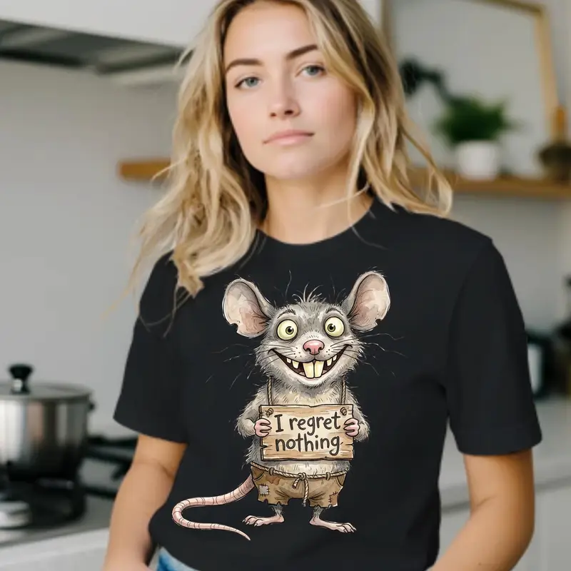 Funny Raccoon T-shirt — view 2