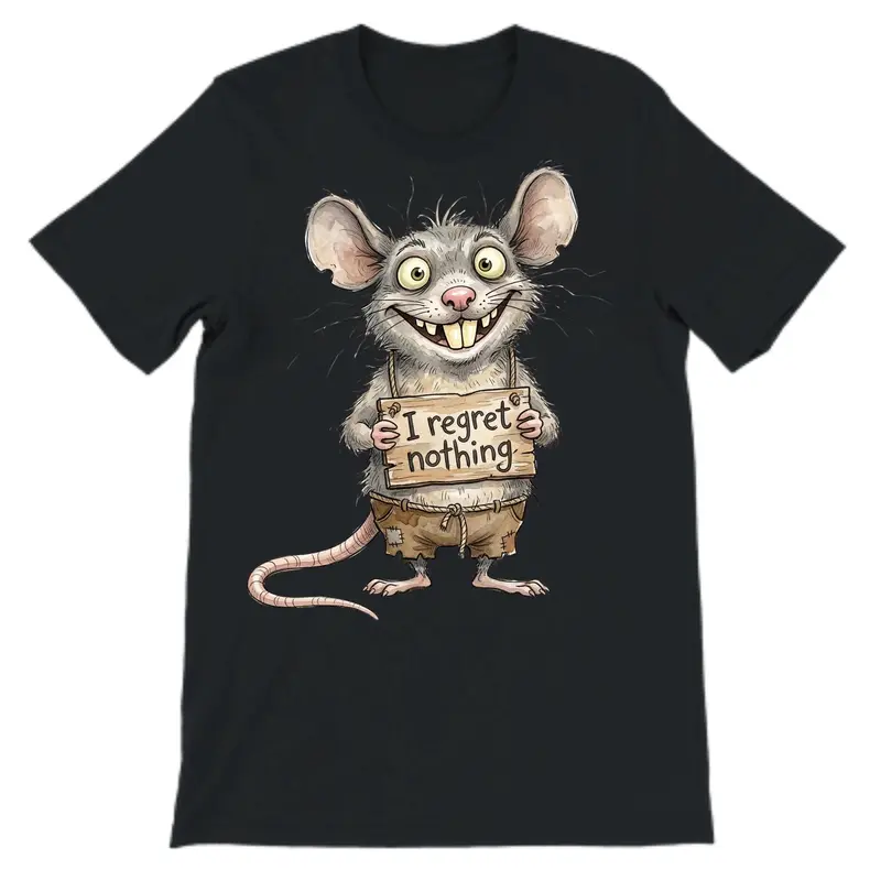 Funny Raccoon T-shirt — view 4