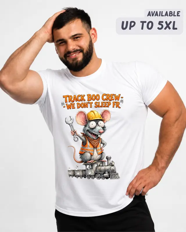 Funny Railroad Worker Halloween Shirt — view 3