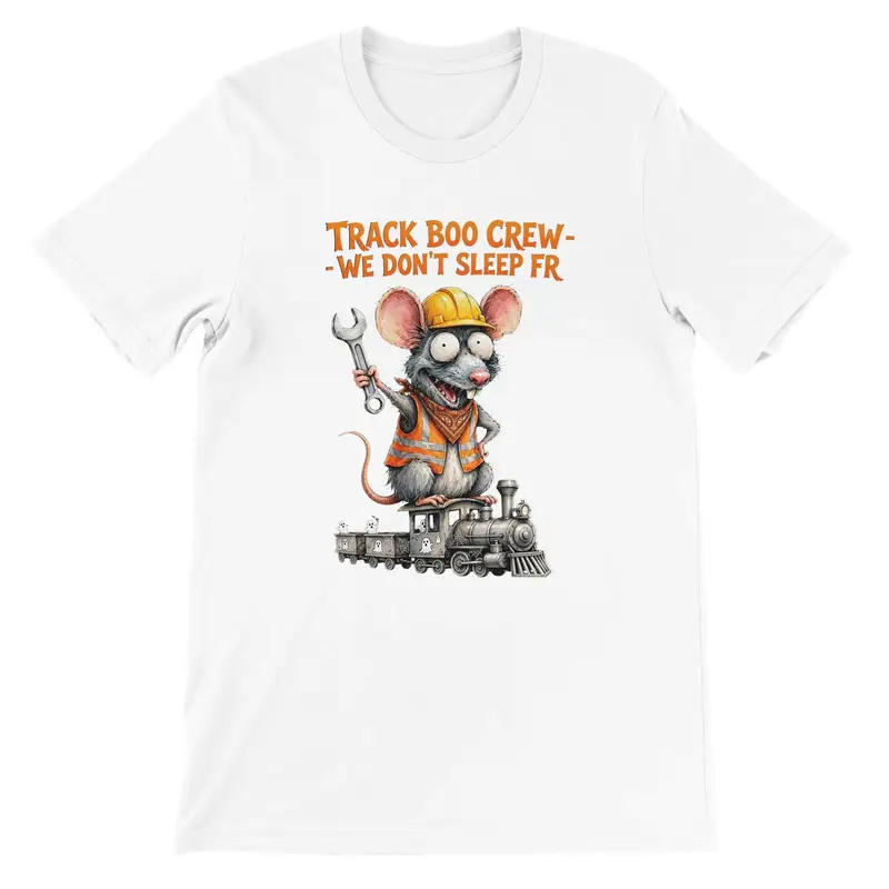 Funny Railroad Worker Halloween Shirt — view 5