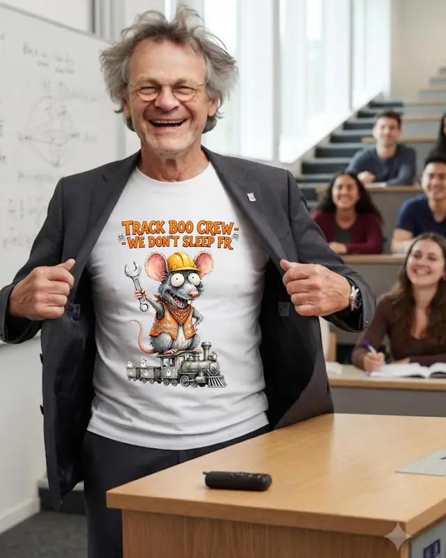 Funny Railroad Worker Halloween Shirt — view 12